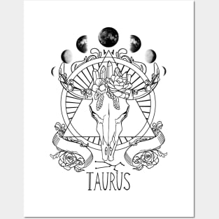 Zodiac Taurus Posters and Art